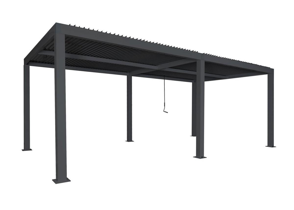 PERGOLA Anthrazit - Anthrazit, Metall (583/220/301cm) - MCW