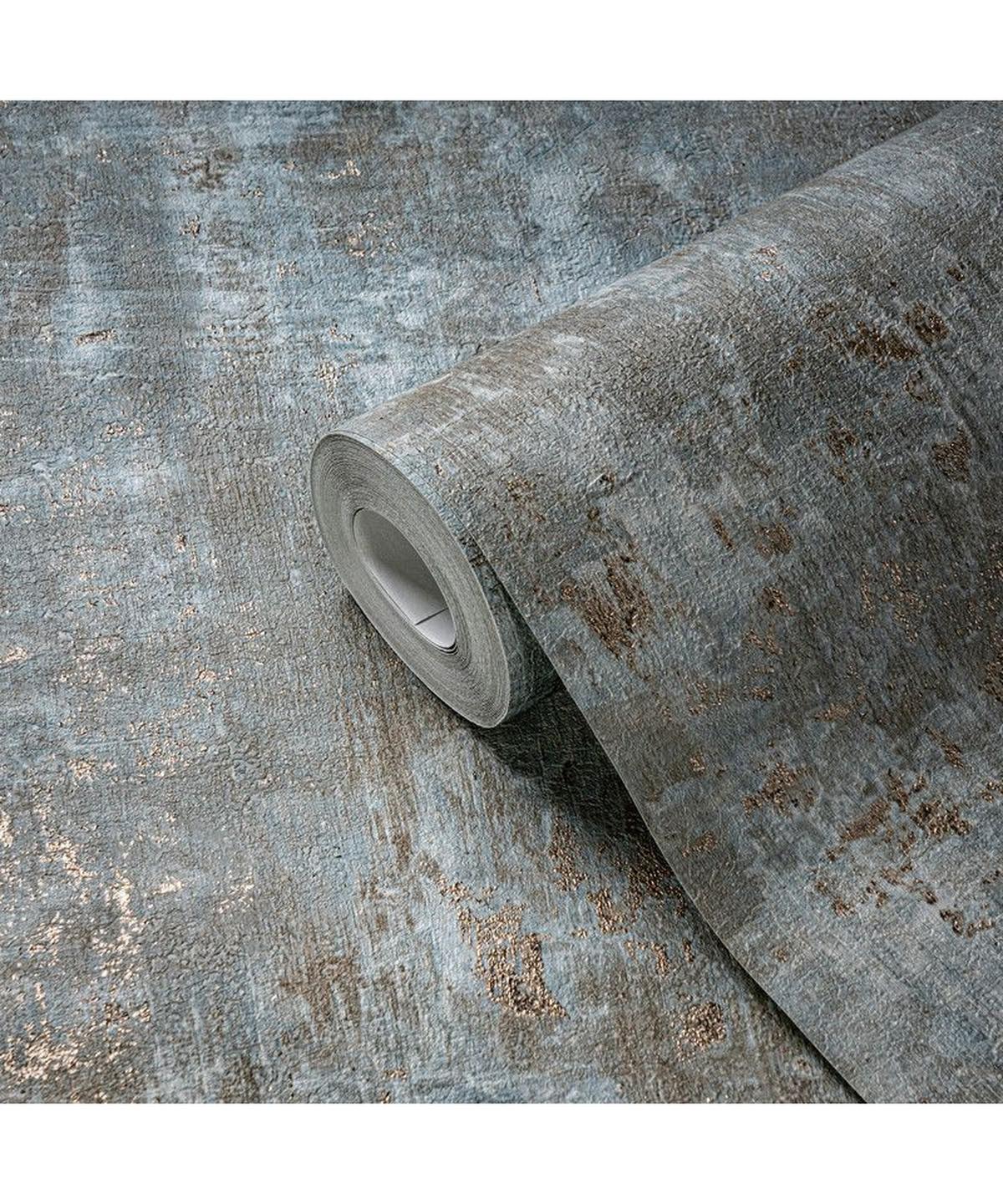 VLIESTAPETE Grün 53/1005 cm - Grün, Textil (53/1cm) - KUNSTLOFT