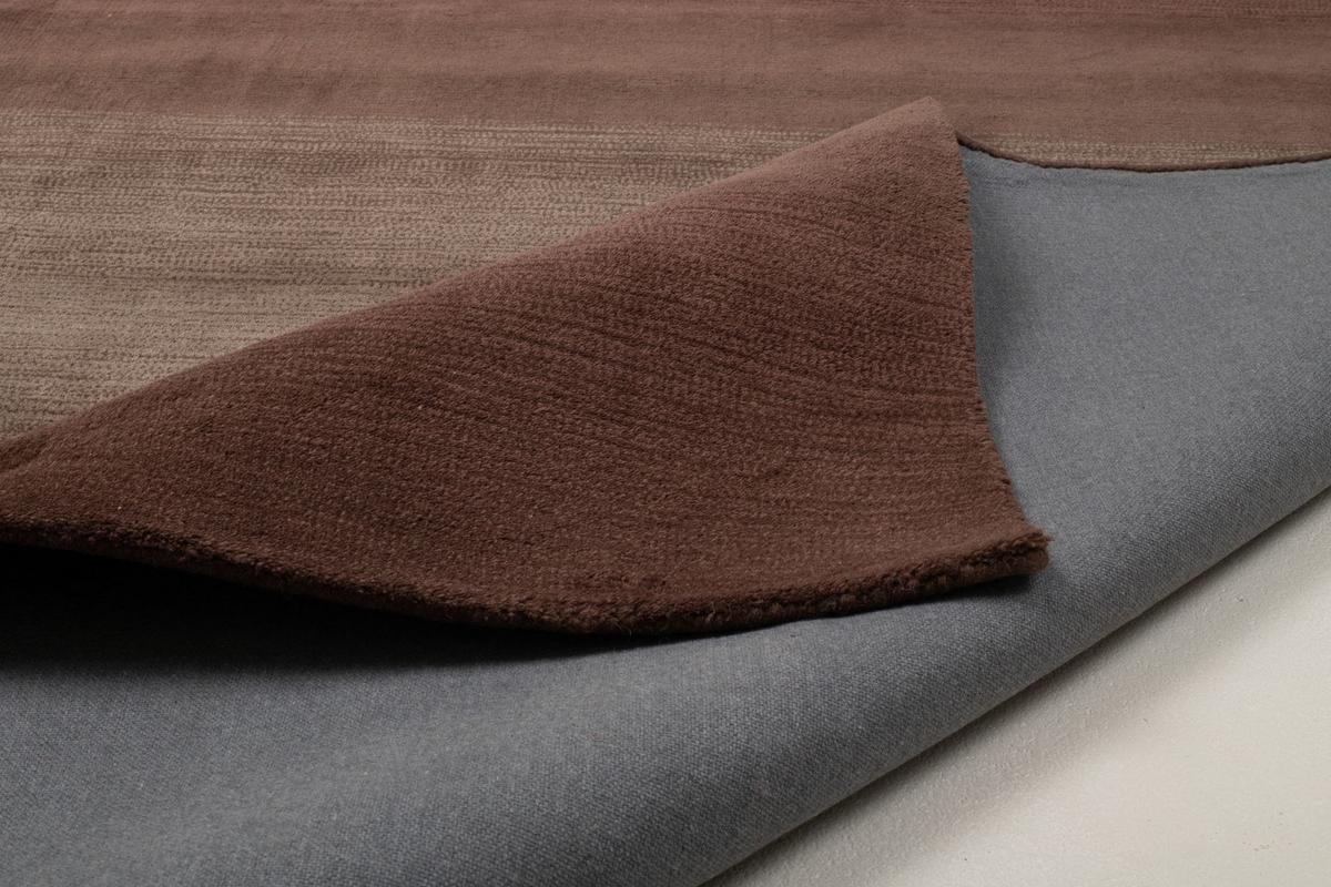 TUFTTEPPICH Wool Comfort 70x140 cm - Braun, Textil (70/140cm) - THEKO