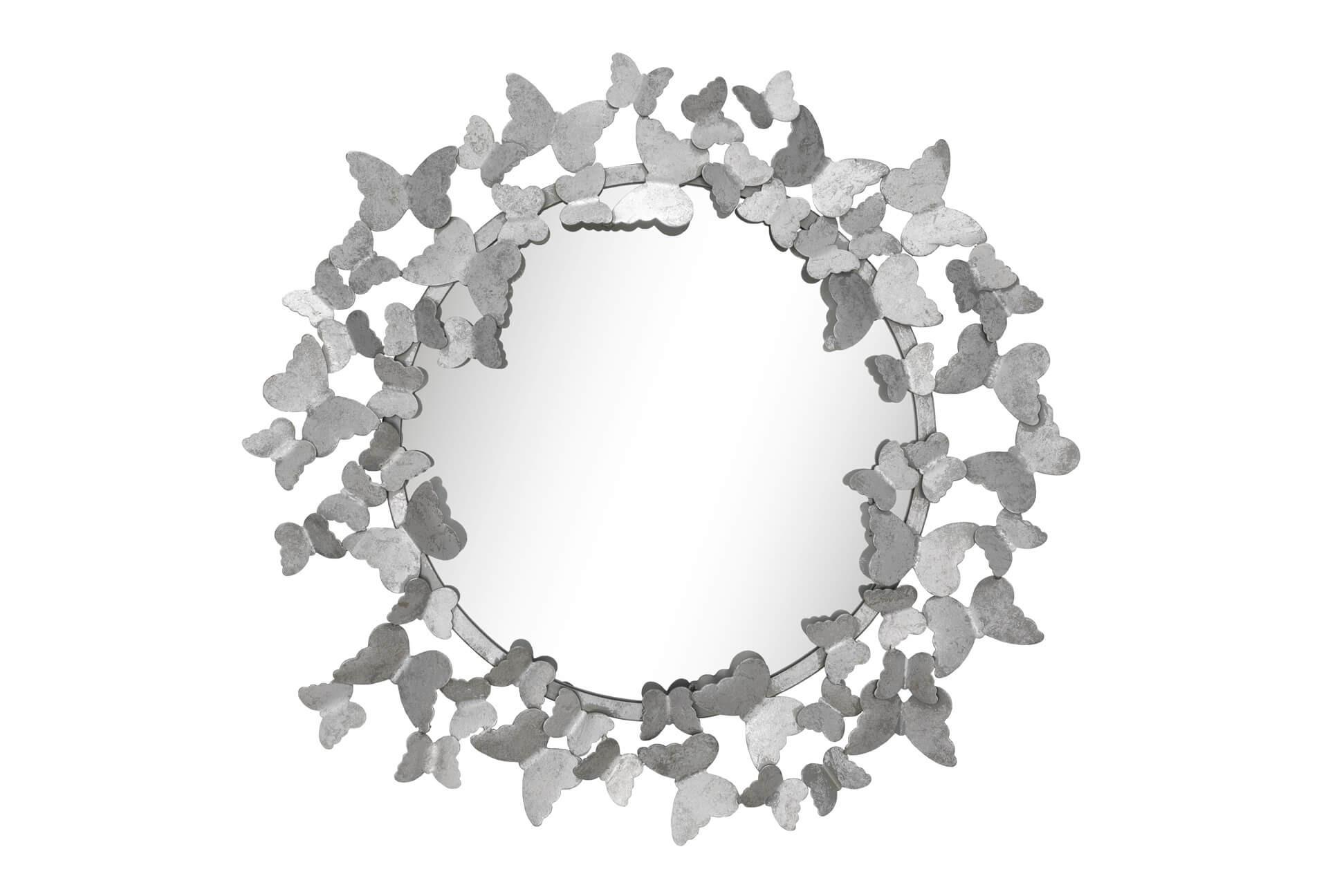 WANDSPIEGEL Silber 63/63 cm - Silberfarben, Metall (6.3/63/4cm) - KUNSTLOFT