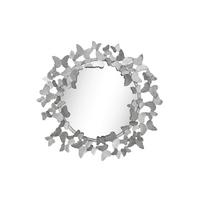 WANDSPIEGEL Silber 63/63 cm - Silberfarben, Metall (6.3/63/4cm) - KUNSTLOFT
