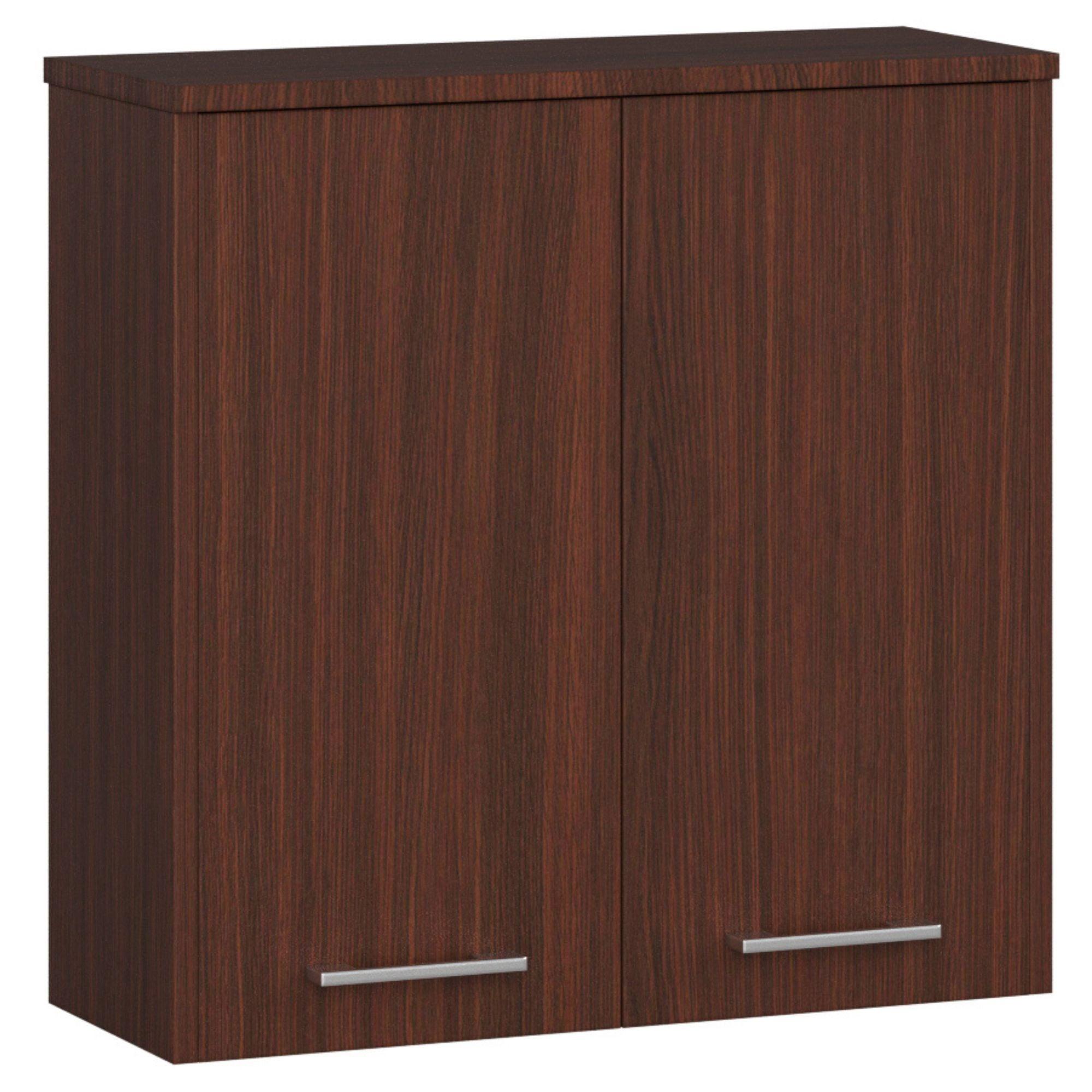 BADKOMMODE Dunkelbraun 60/60/22,5 - Dunkelbraun, Holzwerkstoff (60/60/23cm) - RAUMHIRSCH FURNITURE