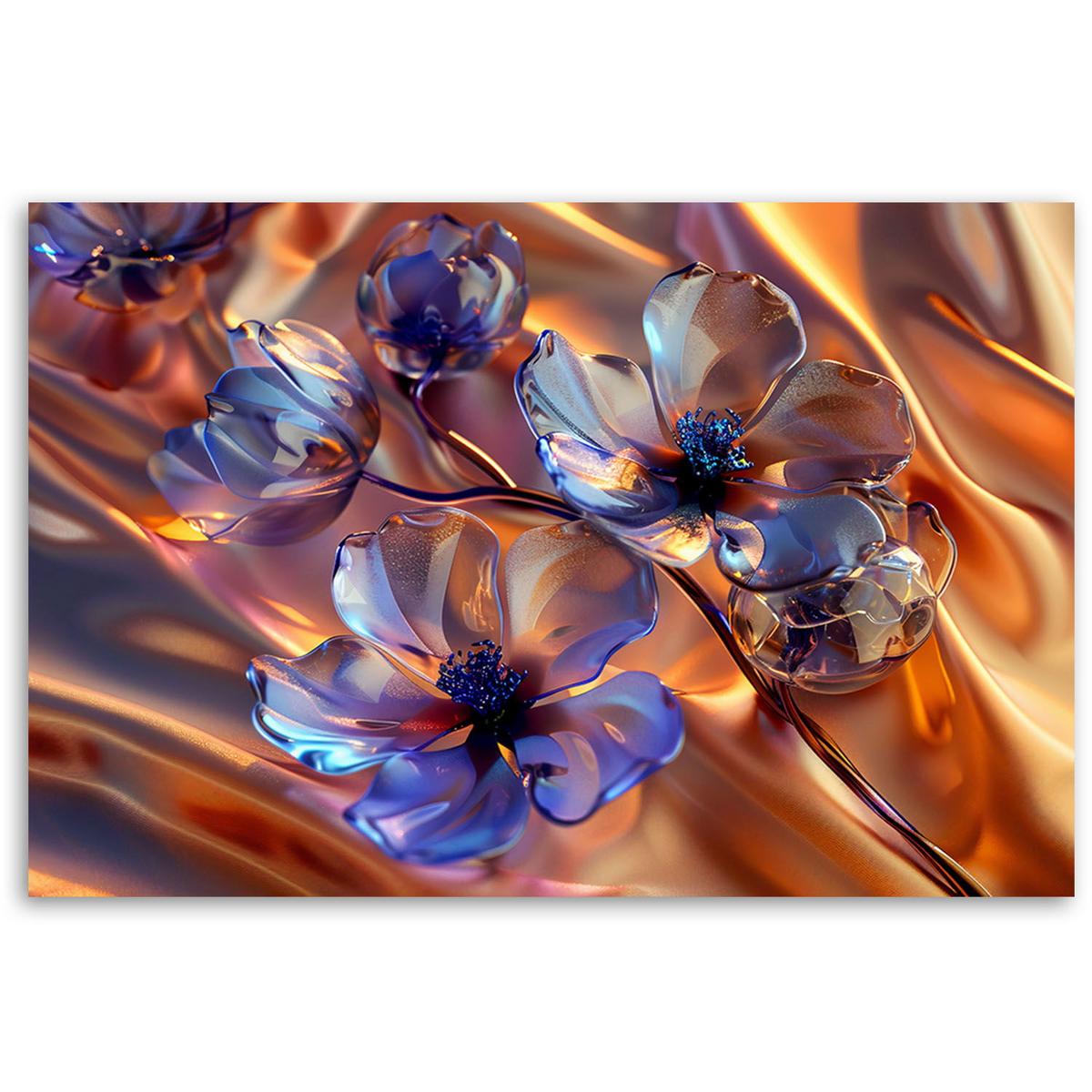 KUNSTDRUCK Gold 60/40 cm - Goldfarben, Textil (60/40cm) - KUNSTLOFT