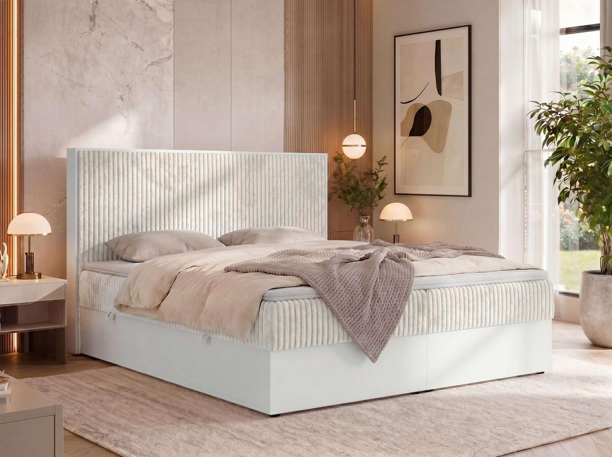 BOXBETT TRAVIT 200/200 - Beige Cord - Topper T25 - H4 - Beige/Schwarz, Kunststoff/Textil (200/200cm) - MKS