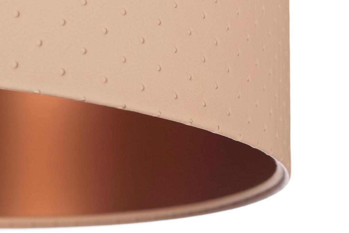 HÄNGELEUCHTE Kupfer 50/25 cm - Beige/Kupferfarben, Kunststoff (50/0.8/25cm) - ONZENO
