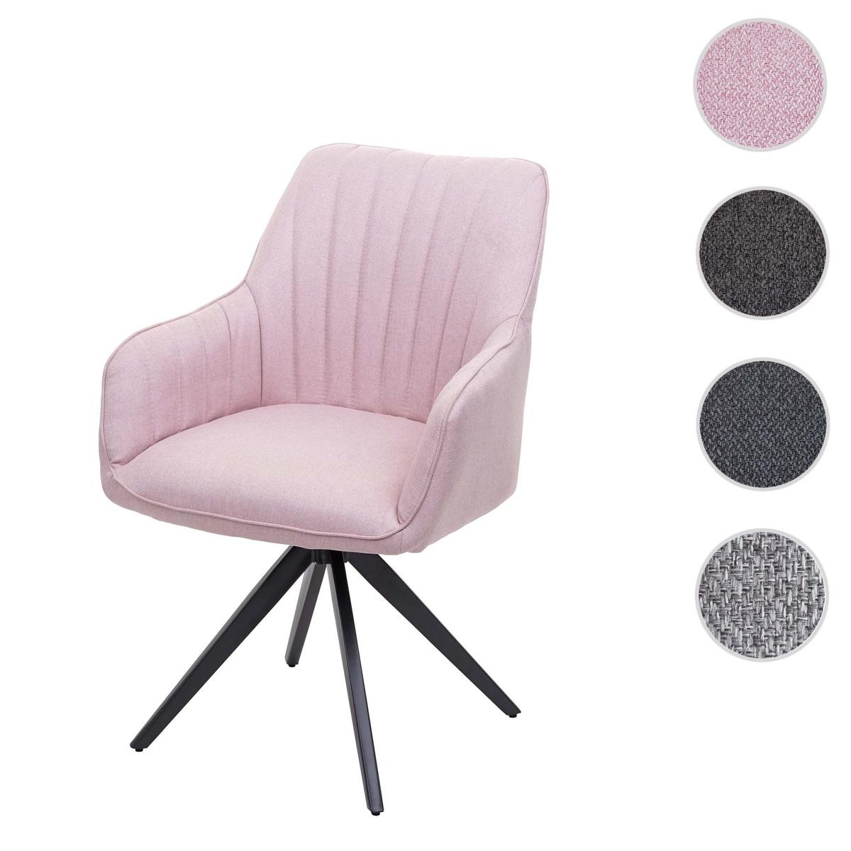 ESSZIMMERSTUHL Altrosa - Altrosa/Rosa, Textil (58/87/62cm) - MCW