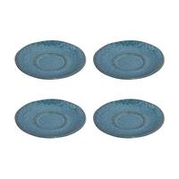 UNTERTASSEN Matera blau ø 15.0 cm 4er Set - Blau, Keramik (15cm) - Leonardo Living