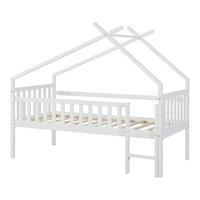 KINDERBETT Sotkamo - Weiß, Holz (90/200cm) - [en.casa]