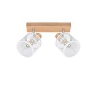 DECKENSTRAHLER Gisela 2-flammig 25/10/14 cm - Weiß, Metall (25/10/14cm) - Nettlife