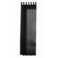 SCHLAUFENSCHAL PULA HxB 175x140 cm Schwarz - Schwarz, Textil (140/175cm) - Gardinenbox