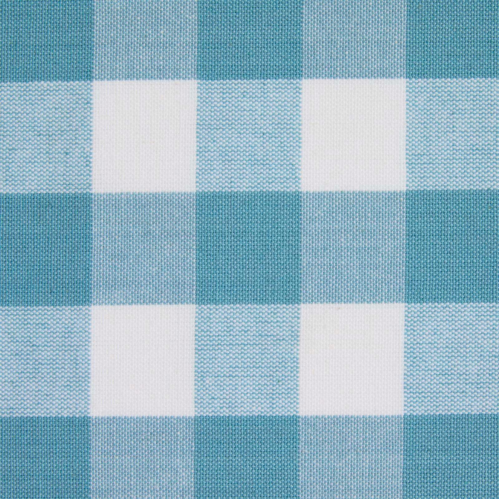 BAUMWOLLSTOFF Meterware blau-weiß kariert, 150 cm - Blau, Textil (150/100cm) - Homescapes