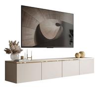 HÄNGESCHRANK TV-Möbel CELINE KASCHMIR 200 cm mit LED-Beleuchtung - Kaschmir, Holzwerkstoff (200/35/40cm) - Lookway