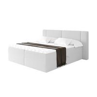 BOXBETT mit Matratze H3 - EVON - 180x200 cm Weiß - Weiß, Holzwerkstoff (180/200cm) - ALTDECOR