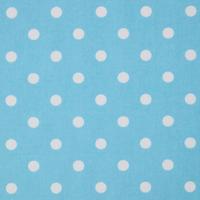 BAUMWOLLSTOFF Meterware Punkte blau, 150 cm - Blau, Textil (150/100cm) - Homescapes