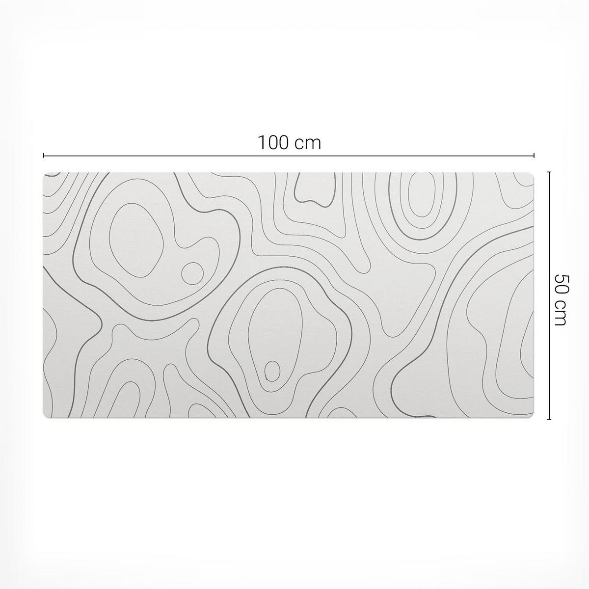 SCHREIBTISCHUNTERLAGE 100x50 cm Weiß - Weiß, Kunststoff (100/50/1.6cm) - Wallfluent