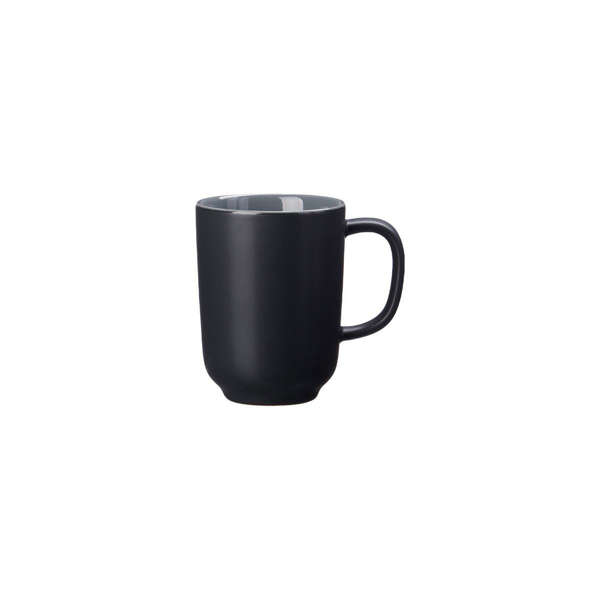 KAFFEEBECHER Jasper schwarz 285 ml 6er Set - Schwarz, Keramik (0.285L) - Ritzenhoff Breker