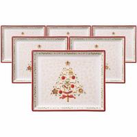 GEBÄCKPLATTEN Winter Bakery Delight bunt 27 x 23 cm 6er Set - Multicolor, Keramik (22.7/2.7/27.4cm) - Villeroy & Boch