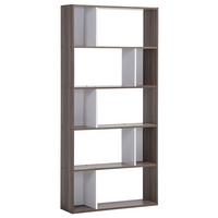 REGAL 5 Fächer Orilla - Dunkelbraun, Holzwerkstoff (83/174/23cm) - Beliani