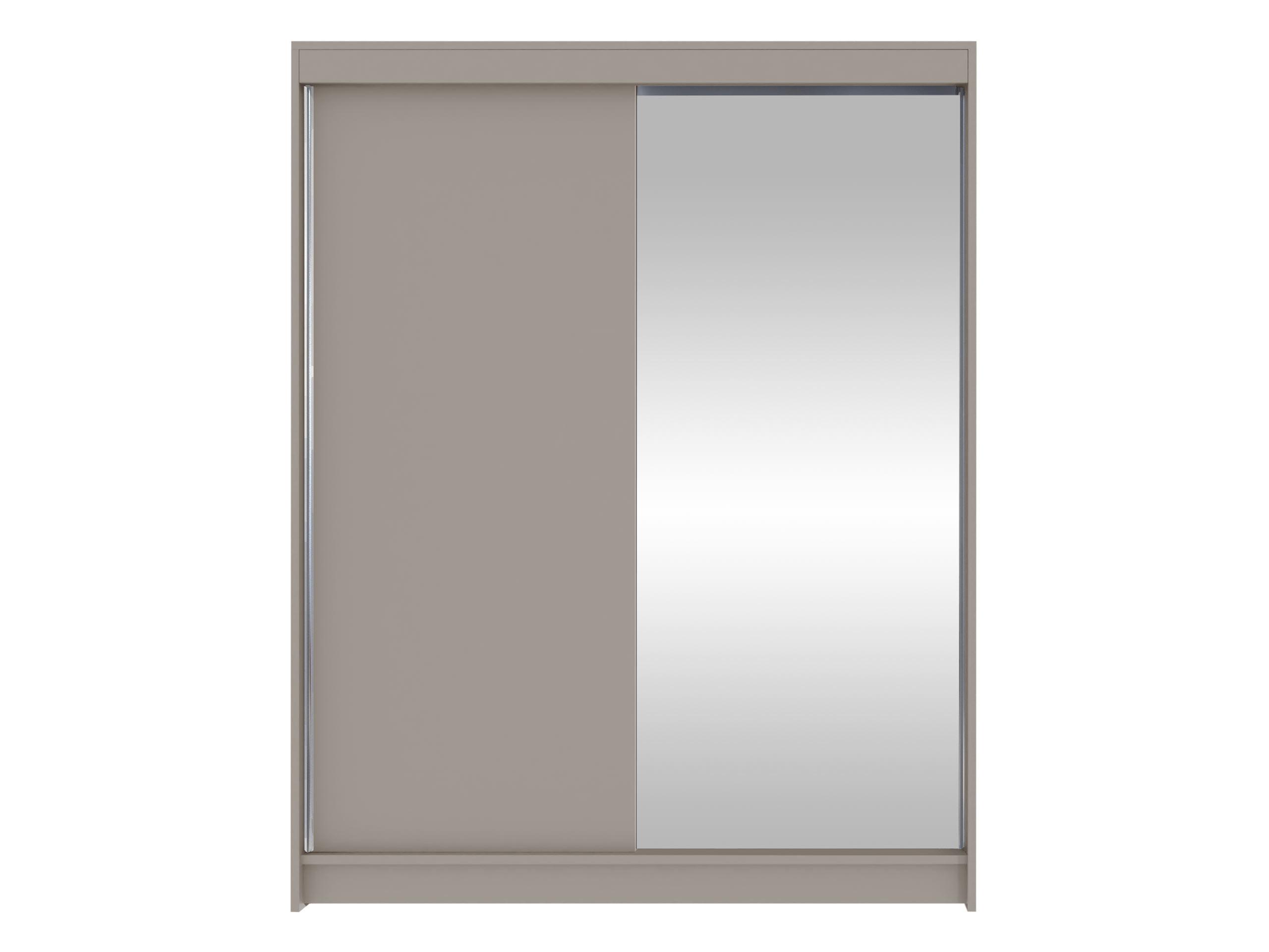SCHWEBETÜRENSCHRANK Camino I - Kaschmir/Silberfarben, Holzwerkstoff/Metall (150/200/58cm) - MIRJAN24