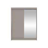 SCHWEBETÜRENSCHRANK Camino I - Kaschmir/Silberfarben, Holzwerkstoff/Metall (150/200/58cm) - MIRJAN24