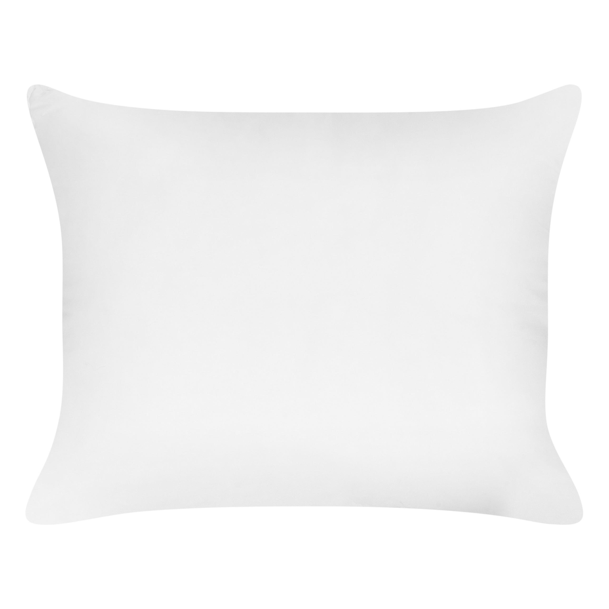 KOPFKISSEN Weiß 60/50 cm Triglav - Weiß, Textil (60/50cm) - Beliani