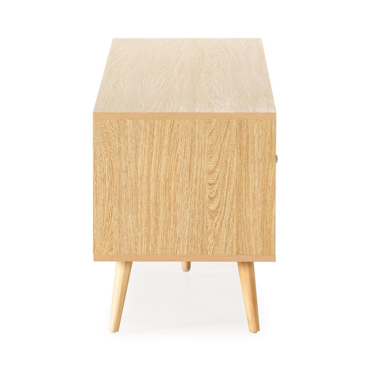 TV-ELEMENT Luna 2 türen Eichefarbe - Honigeiche, Holzwerkstoff (140/48/40cm) - VS Venta-stock