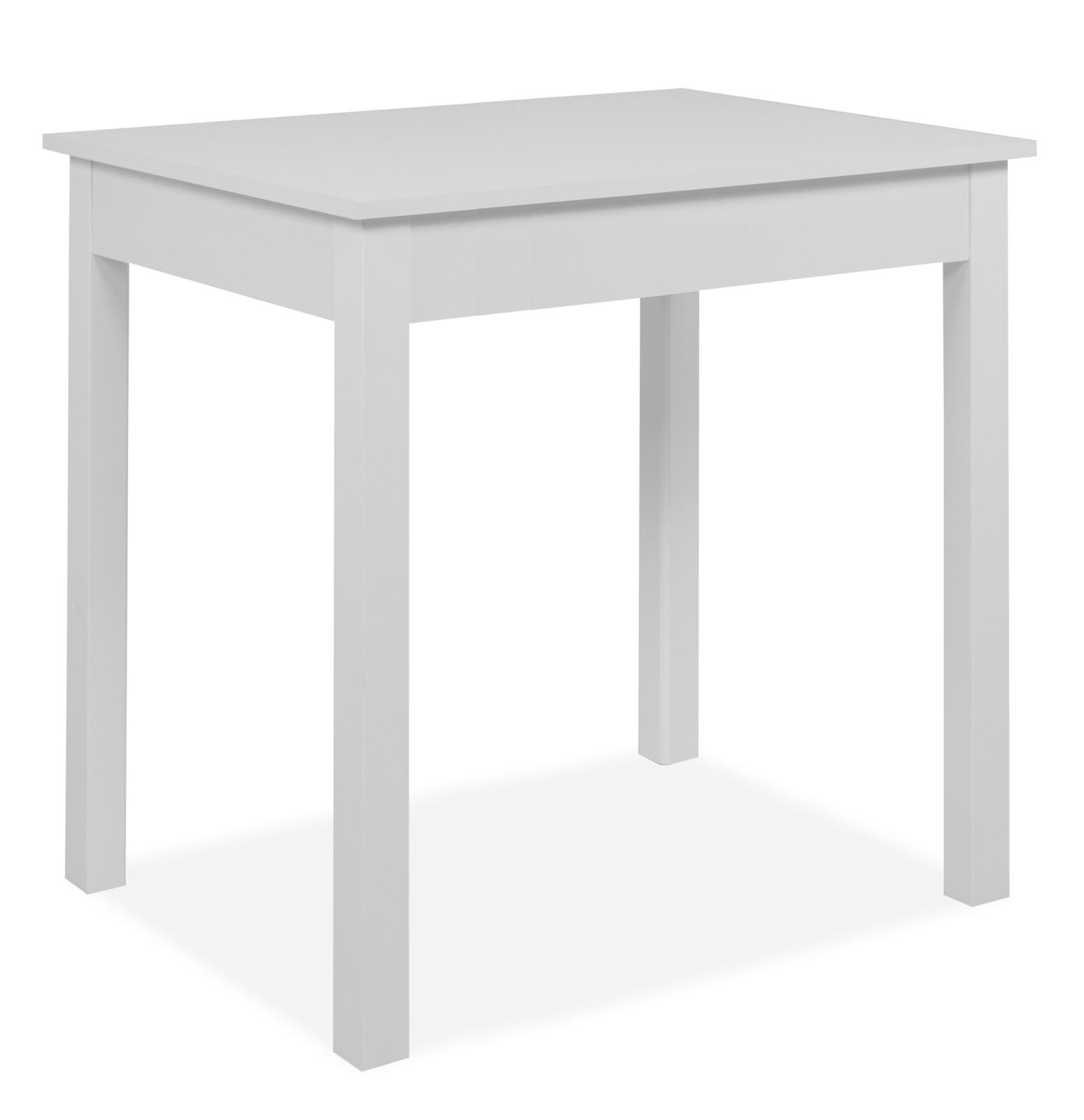 ESSTISCH weiß 110 x 67 cm, Küchentisch in modernem Design - Weiß, Holzwerkstoff/Kunststoff (67/90/76cm) - Furn.Design