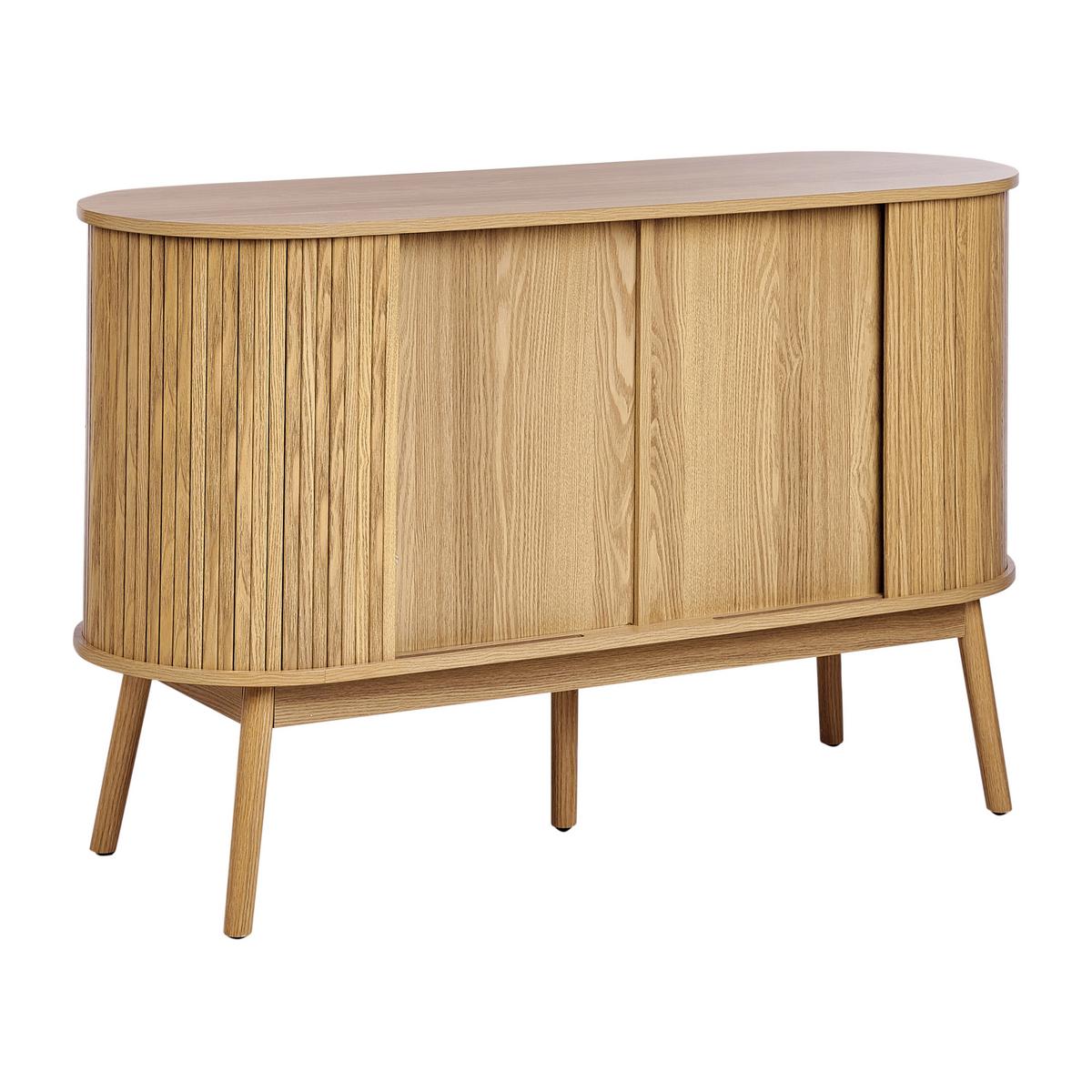 KOMMODE mit 6 Schubladen Braun Selah - Braun, Holzwerkstoff (120/75/40cm) - Beliani
