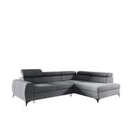 ECKSOFA Toronto - Grau, Holzwerkstoff/Textil (270/200cm) - Fun Möbel