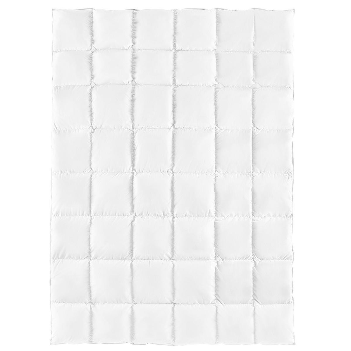 BETTDECKE Entendaunen Extra Warm 155/220 cm Grossglockner - Weiß, Textil (155/220cm) - Beliani