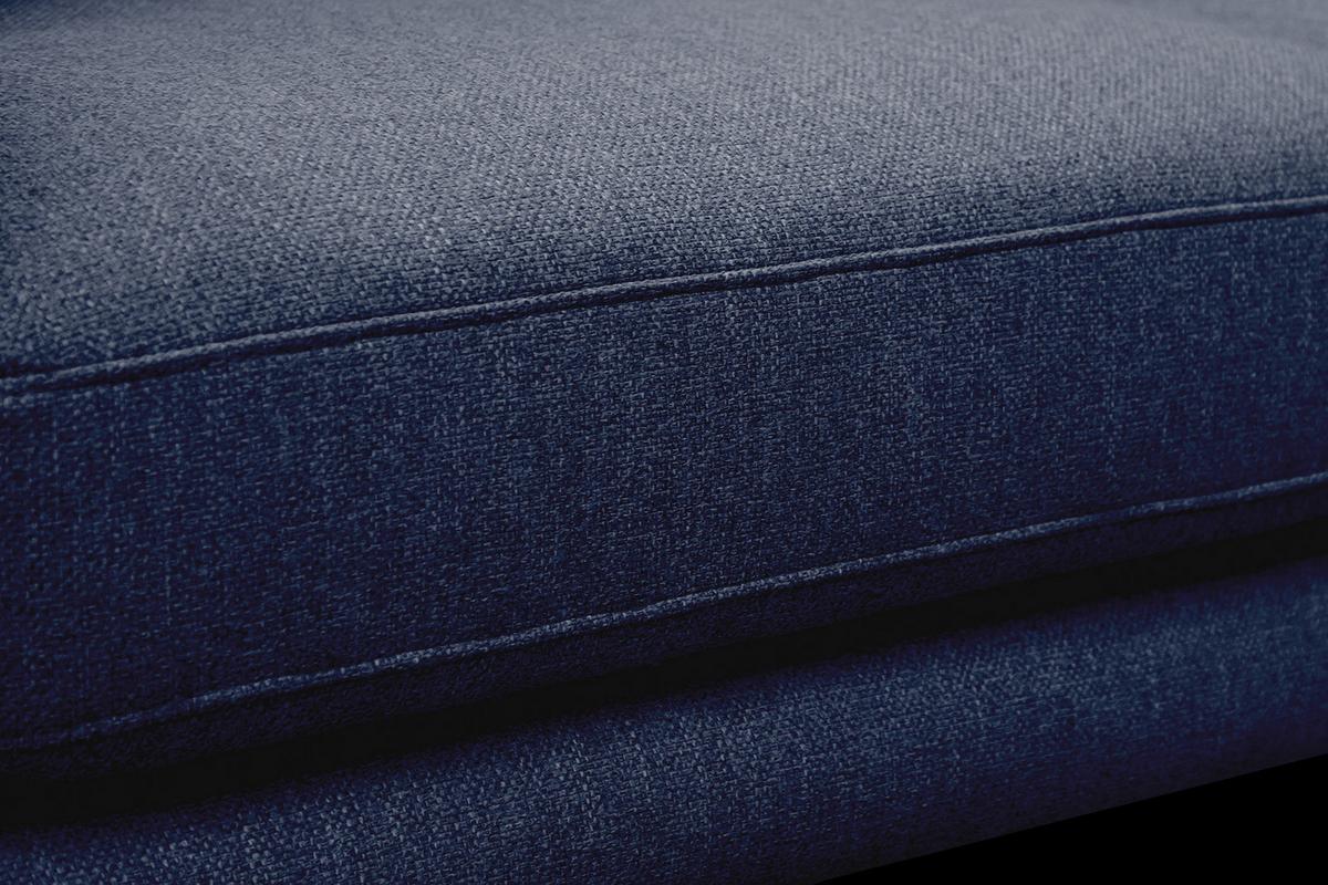 SOFA MEDIOLANE 2,5-Sitzer, dunkelblau - Dunkelblau, Holzwerkstoff/Textil (203/87/96cm) - Wozimo