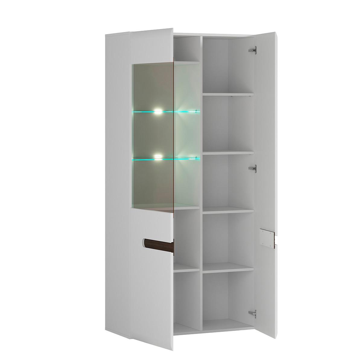 GESCHIRRSCHRANK Darrel Weiß - Weiß, Holzwerkstoff (90/193/41cm) - Petits-meubles