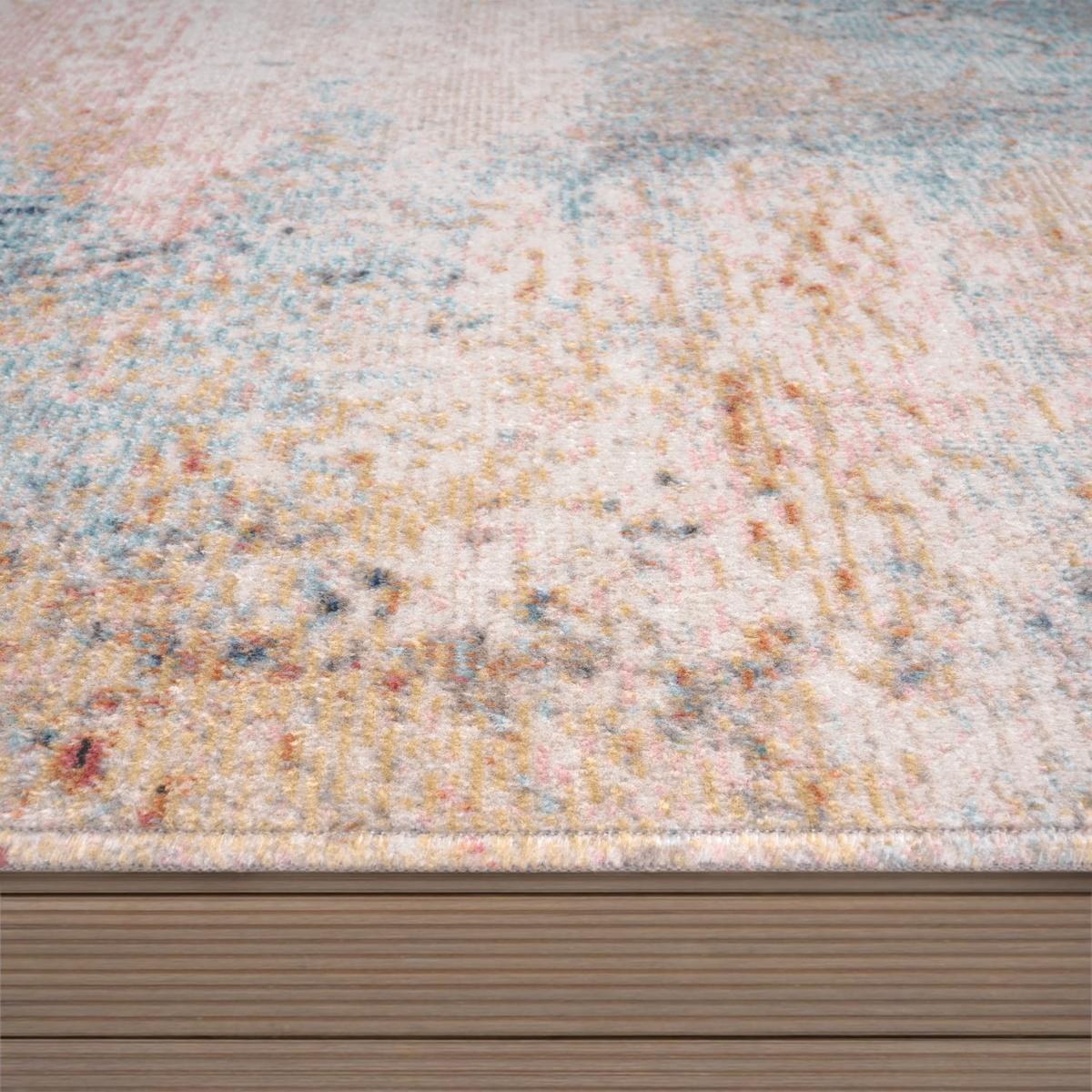 OUTDOORTEPPICH, abstrakt, Florhöhe 2 mm, Mehrfarbig, 60 x 100 cm - Multicolor, Textil (100/60cm) - KADIMA DESIGN