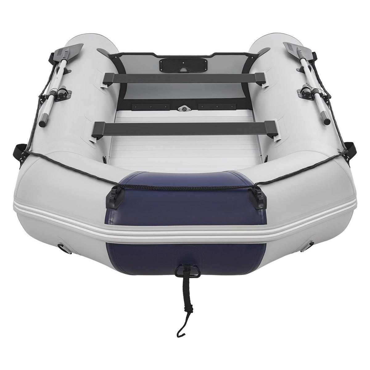 SCHLAUCHBOOT Paddelboot 3,80 m inkl. Tasche & Reparaturset - Grau, Kunststoff (380/170/77cm) - Artsport
