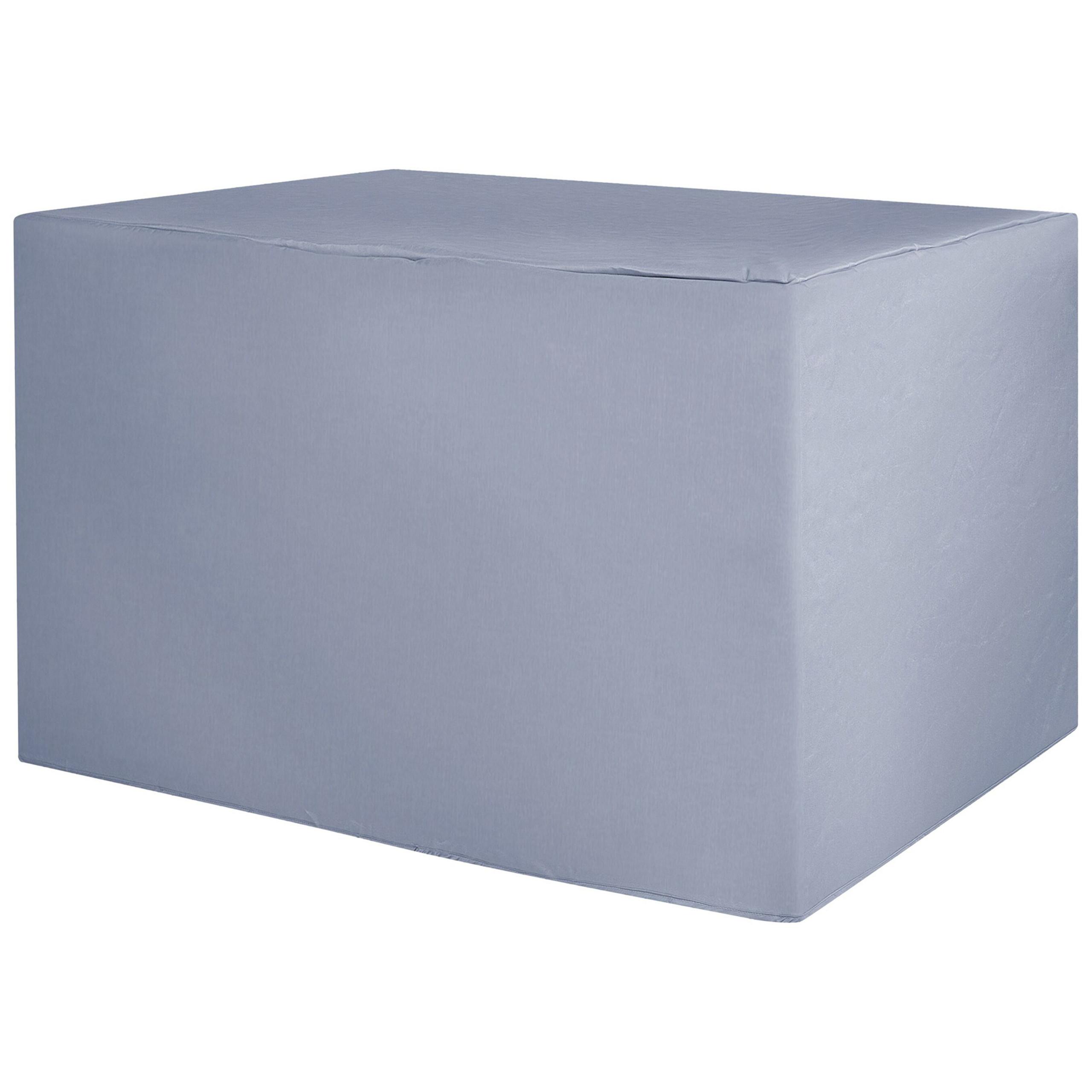 REGENSCHUTZ für Gartenmöbel 200/185/75 cm Chuva - Grau, Kunststoff (200/75/185cm) - Beliani
