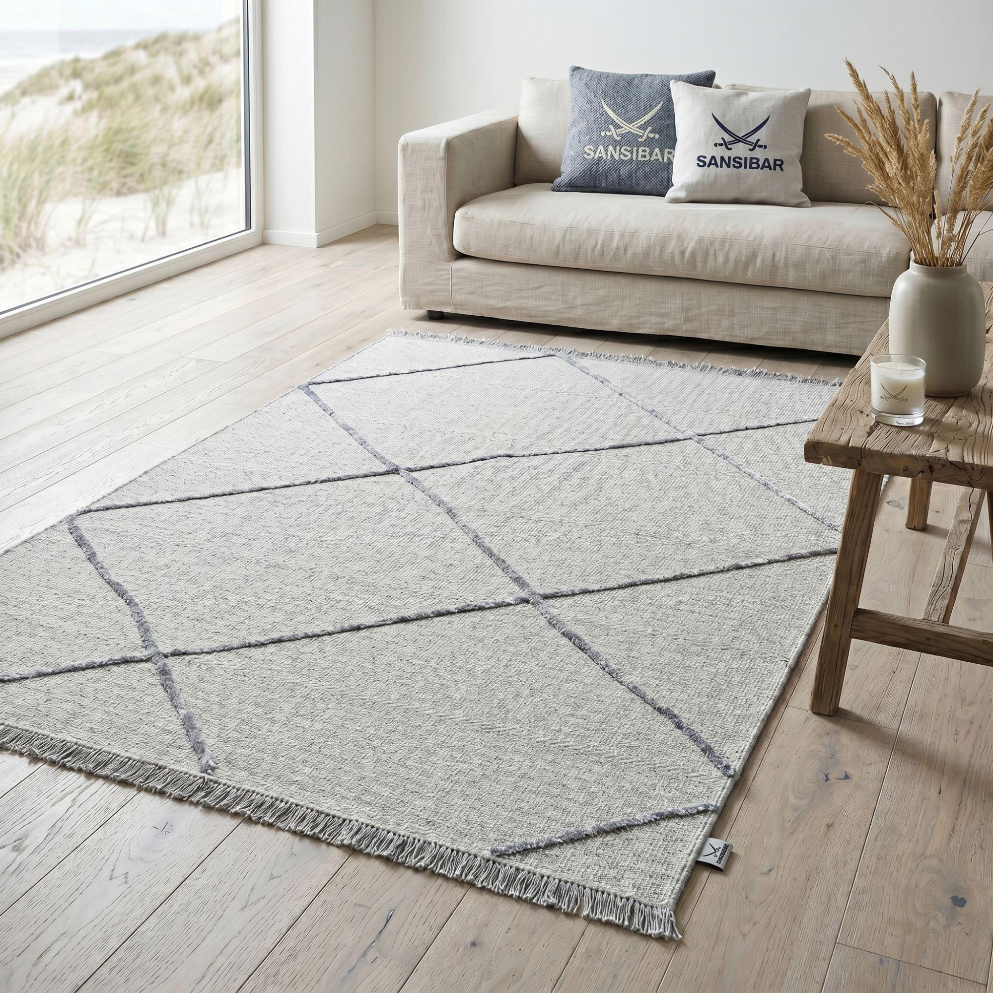 FLACHWEBTEPPICH Braderup 120x170 cm - Naturfarben, Textil (120/170cm) - Sansibar SYLT