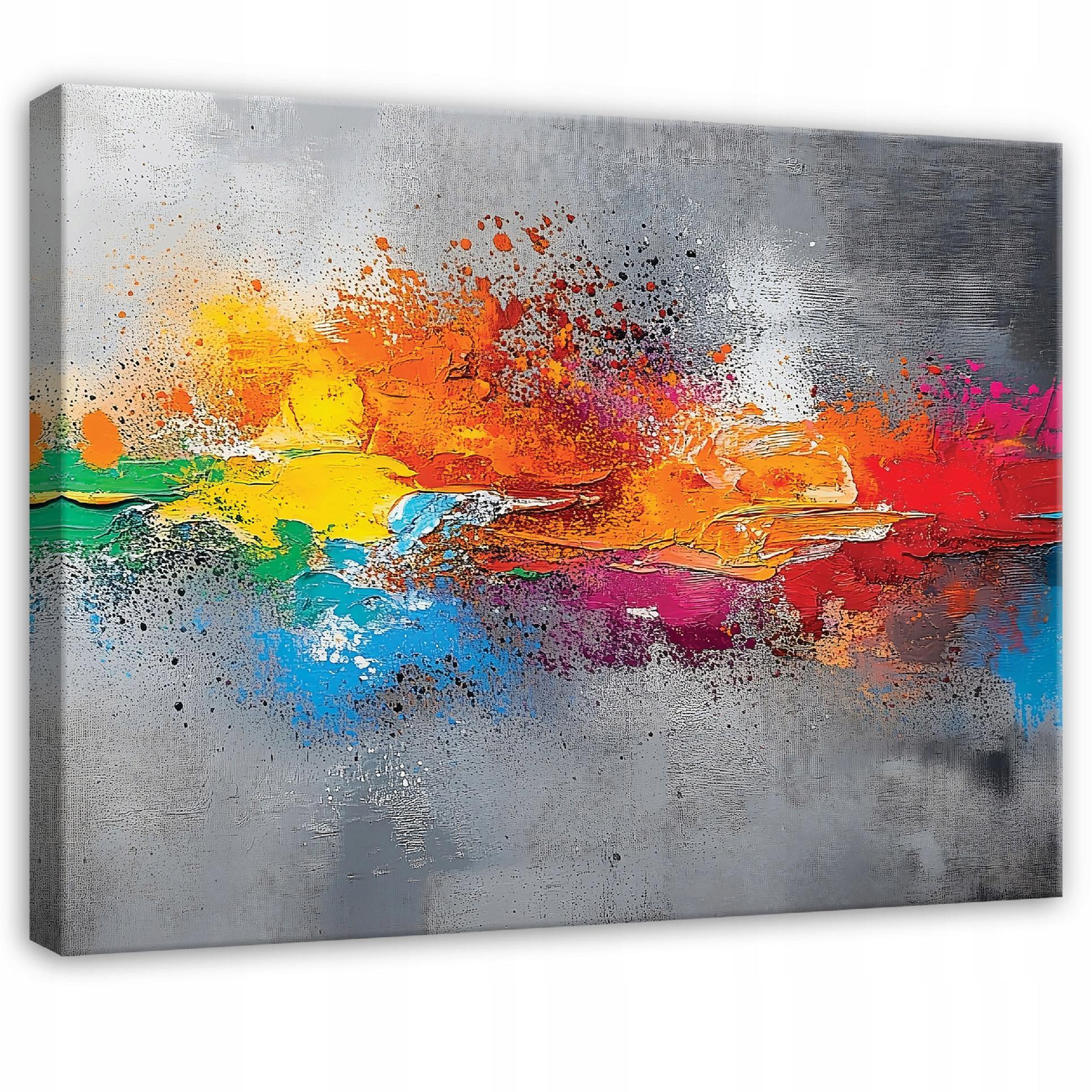 WANDDEKO Abstrakt Grau Loft Modern Bilder Schlafzimmer 60x40 - Grau, Holzwerkstoff (60/40cm) - Wallarena