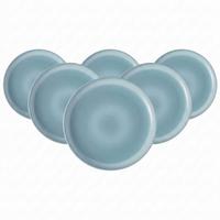 DESSERTTELLER Perlemor Aqua blau ø 23,8 cm 6er Set - Blau, Keramik (23.8cm) - like.Villeroy & Boch