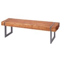 SITZBANK Braun - Naturfarben/Braun, Holz (160/45/34cm) - MCW