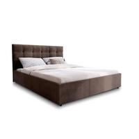 POLSTERBETT APE 140x200 cm mit Bettkästen - Braun - Braun, Holz (140/200cm) - MASSENO