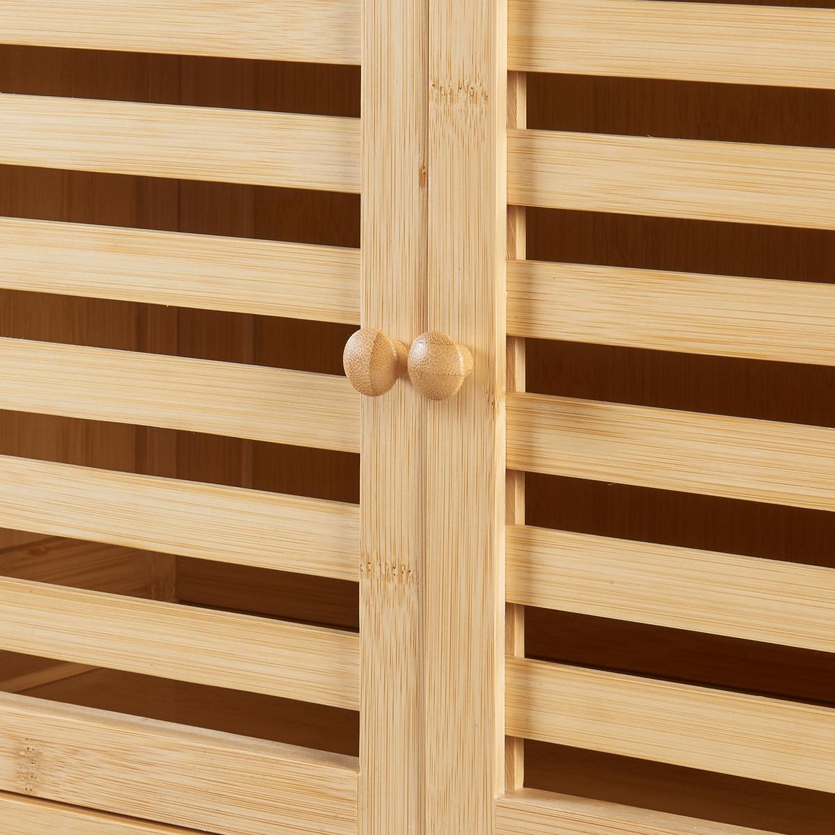 TOILETTENREGAL Haugesund - Naturfarben, Holz (60/157.5/25.5cm) - [en.casa]