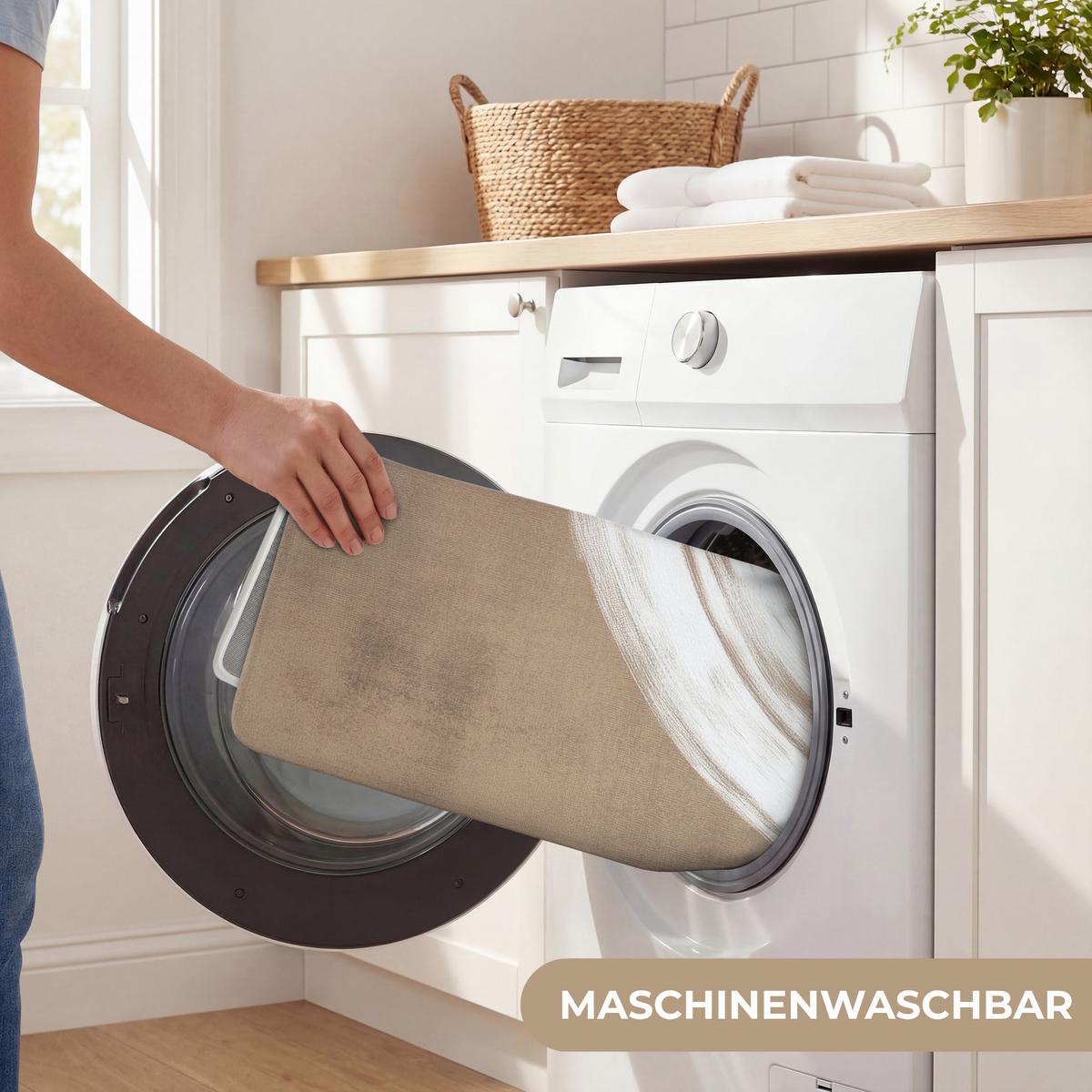 BADEMATTE Farbe - Braun - Japandi 60x120 cm - Mokka, Textil (60/120cm) - OnlyWow