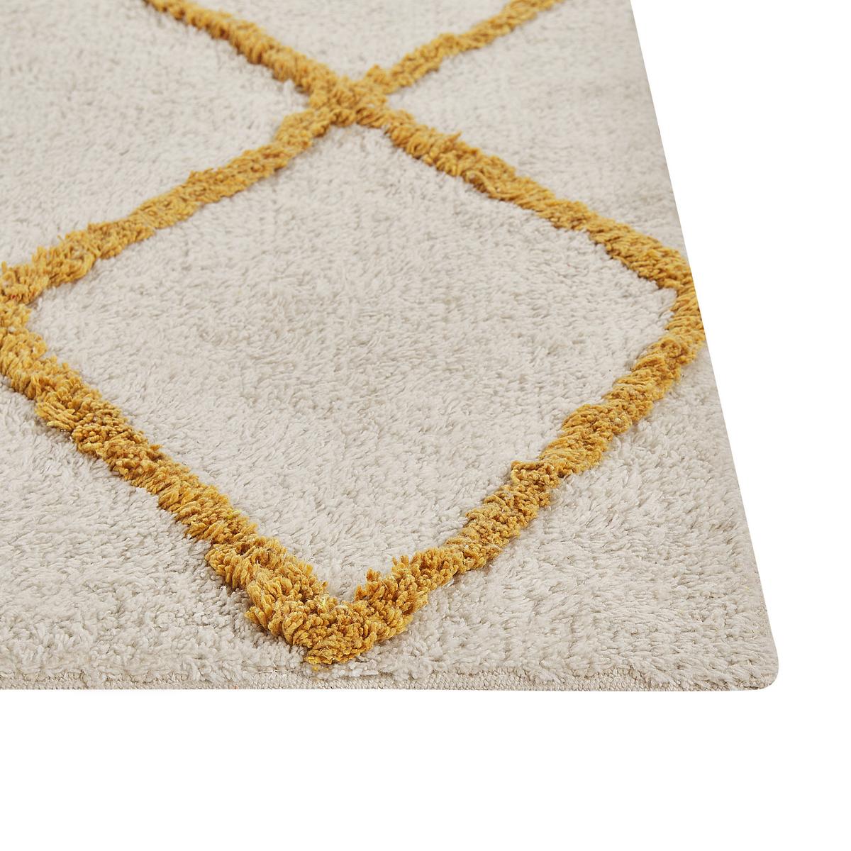 SHAGGY-TEPPICH Beyler 230/160 cm - Weiß, Textil (160/230cm) - Beliani