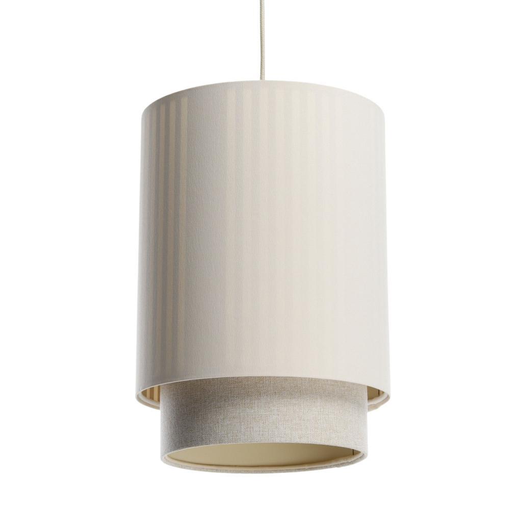 HÄNGELEUCHTE Beige 25/105 cm - Beige, Kunststoff (30/0.4/105cm) - ONZENO