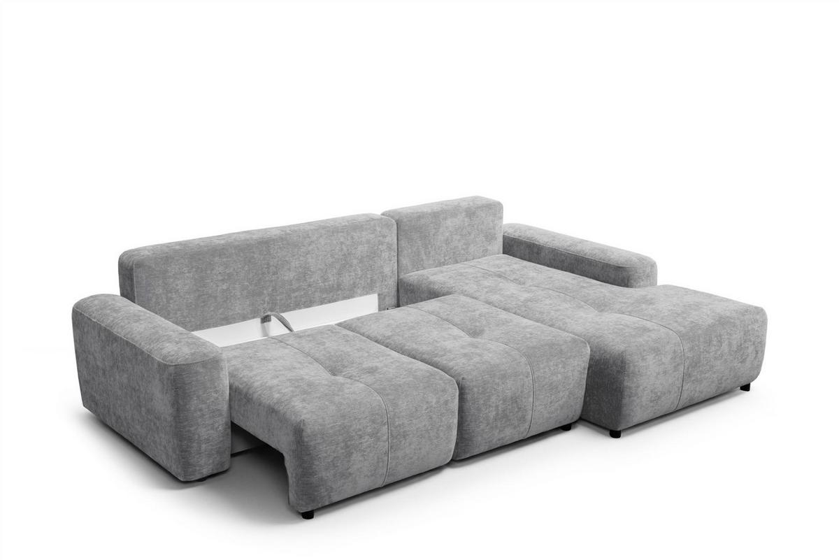 ECKSOFA Argos In Vibe - Grau, Holzwerkstoff/Textil (267/170cm) - Fun Möbel