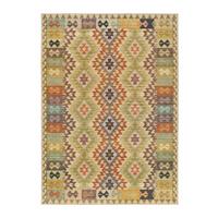 FLACHGEWEBETEPPICH Mehrfarbig Serak 120/170 cm - Multicolor, Textil (120/170cm) - Atticgo
