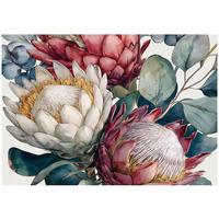 FOTOTAPETE Blumen Natur Grün 350x250 cm - Multicolor, Papier (350/250cm) - Wallarena