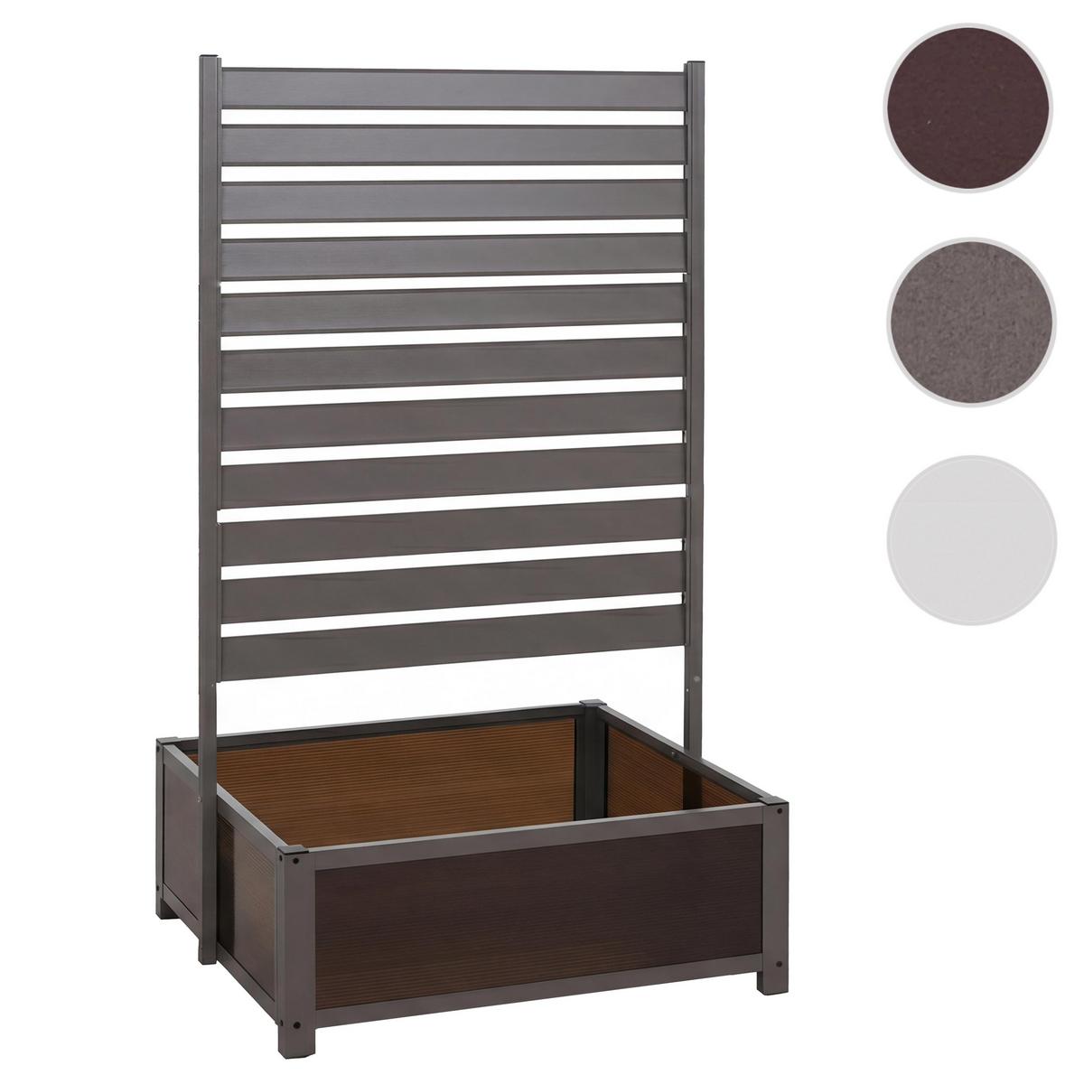 BEET MIT RANKGITTER Grau - Grau, Metall (90/158/75cm) - MCW