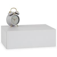 HÄNGENDER NACHTTISCH ANNE - Hellgrau, Holzwerkstoff (42/14/30cm) - CARO-Möbel
