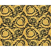 VLIESTAPETE 70/1005 cm - Goldfarben/Schwarz, Textil (70/1cm) - KUNSTLOFT